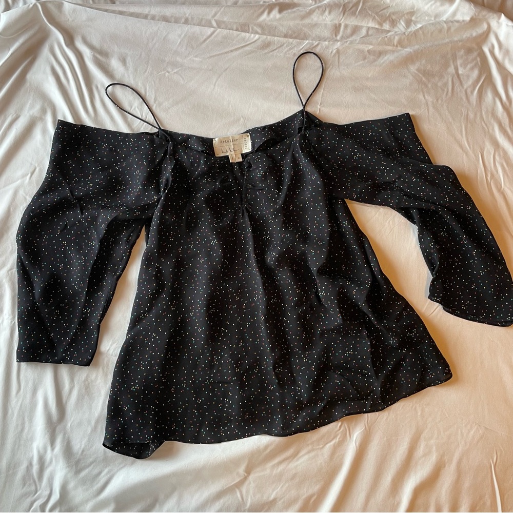 Nicole Miller Artelier Off the Shoulder top